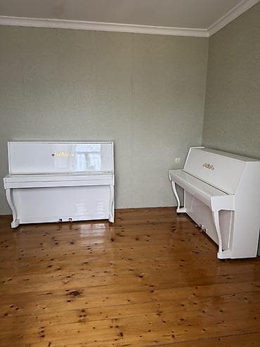 Синтезаторы: Ağ rəngli və Qəhvəyi akustik pianinolar – klassik dizaynlı, laklı — 2