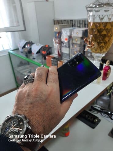 samsung a71 ekran qiymeti: Samsung Galaxy A71, 128 GB, rəng - Qara, Barmaq izi — 10