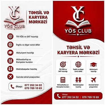 azerbaijan athlete: YÖS CLUB – Təhsil və Karyera Mərkəzi Tədris istiqamətləri: - TR-YÖS — 1