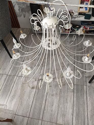 ag ciceyim: Çılçıraq, 10 və daha çox lampa, Metal — 3