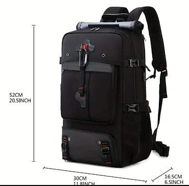 qara canta: Səyahət üçün ideal seçim. 👍🏻 Çoxfunksiyalı səyahət/şəhər çantası – 3 — 3