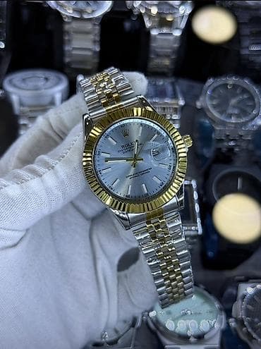 irsad smart saat: Qol saatı, Rolex, rəng - Gümüşü — 6