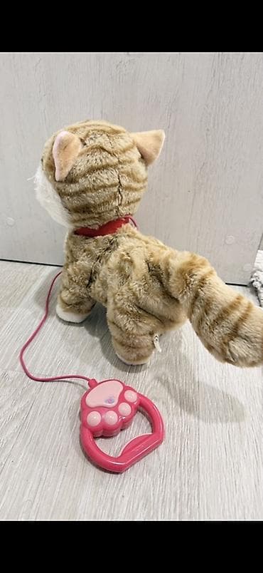 Oyuncaqlar: Uzaqdan idarə olunan interaktiv pişik oyuncağı - Yumşaq plyuş — 3