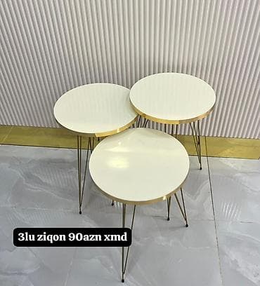 masa kuxna: Yumru masa, Açılmayan, Təkərsiz, Zəmanətsiz — 1