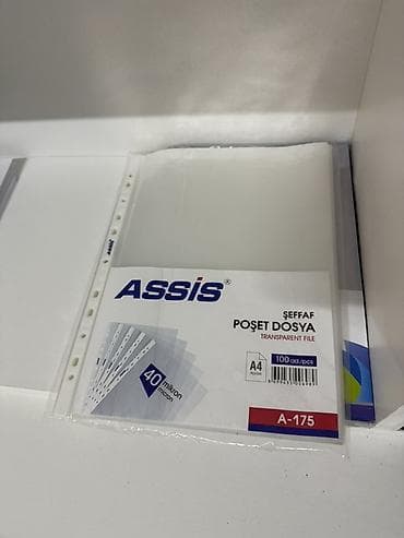 3D Qələmlər: Fayıl. endirim mövcuddur əlaqə saxlayın Assis Şəffaf Poşet Dosya – A4 — 1