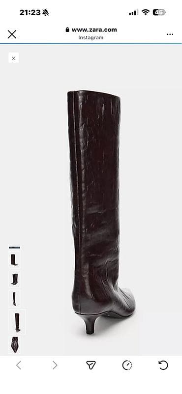 çekmeler: Çəkmə, Zara, Ölçü: 36, Yeni — 2