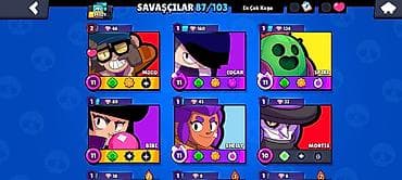 Digər: Brawl Stars hesabı – yüksək inkişaflı və nadir məzmunlu - Kupa yolu — 2