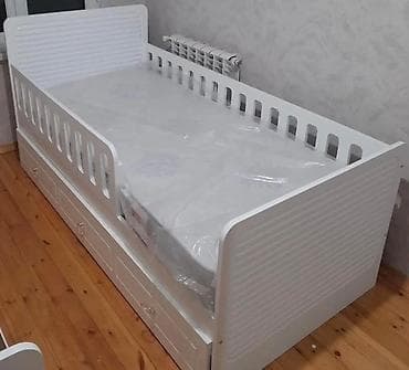 Oğlan və qız üçün, Yeni, 2 təknəfərlik çarpayı, Komod lalafo.az -da Oğlan və qız üçün, Yeni, 2 təknəfərlik çarpayı, Komod