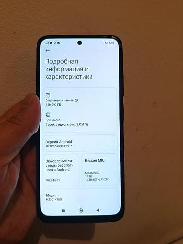 xiomi note 7: Redmi Note 10S, 128 GB, rəng - Qara, Sensor, Barmaq izi, İki sim kartlı — 9