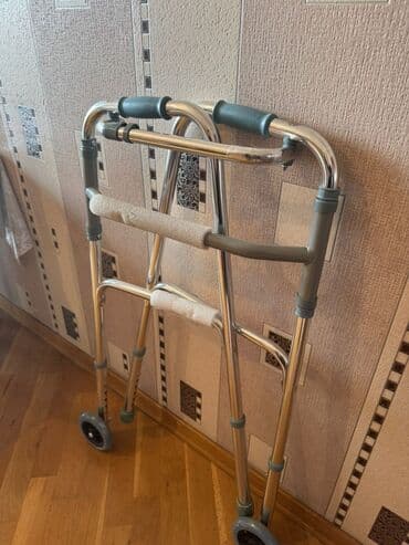 Yerimək üçün arabalar, çəliklər, əsalar, rollatorlar: Təkərli gəzinti çərçivəsi (walker) - İki ön təkərli model: hərəkəti — 2