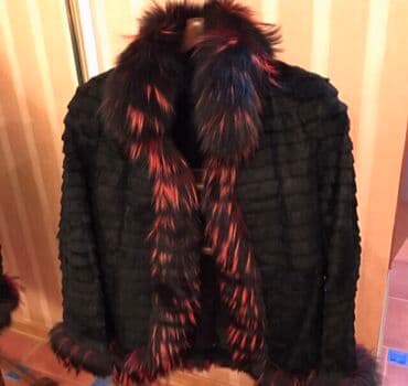 suni kurk: Шубка натуральный мех лиса кролик не лезет размер м привозная — 1