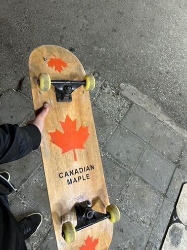 fenerbahce forması: Skateboard – Canadian Maple taxtası - Gövdə: “Canadian Maple” yazılı — 6