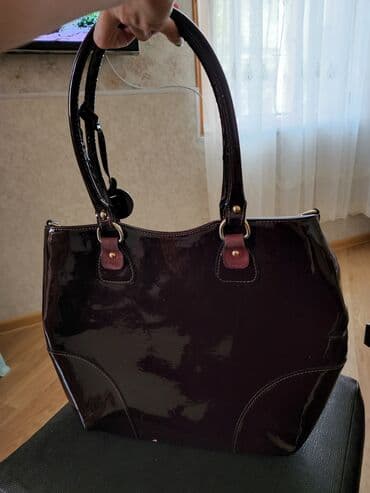 bazar sumkası: Сумка натуральный набук, в хорошем состояние — 2