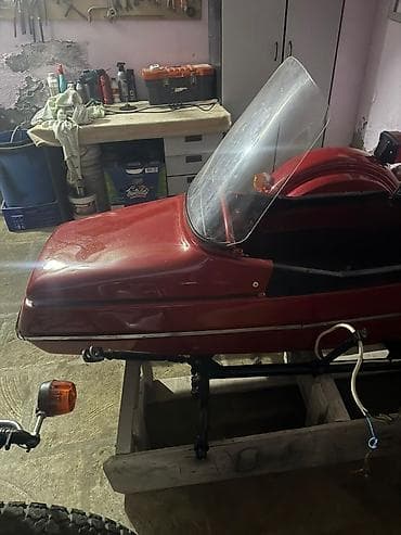 диски 21 стиль: Motosiklet üçün yan qoşqu (salyonka) - Klassik dizaynlı, qırmızı — 6