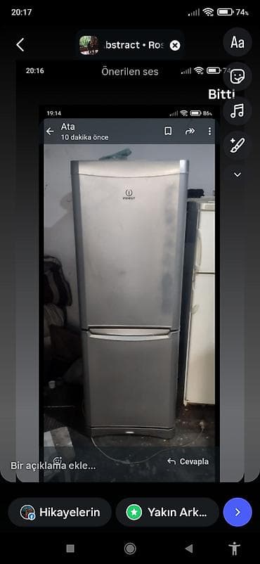 Indesit iki qapılı soyuducu - Rəng: metalik boz - Yuxarıda soyuducu — 1