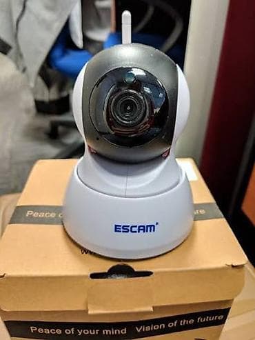 ESCAM Wi‑Fi IP kamera - 360° döndürülə bilən PTZ dizaynı: panoram və