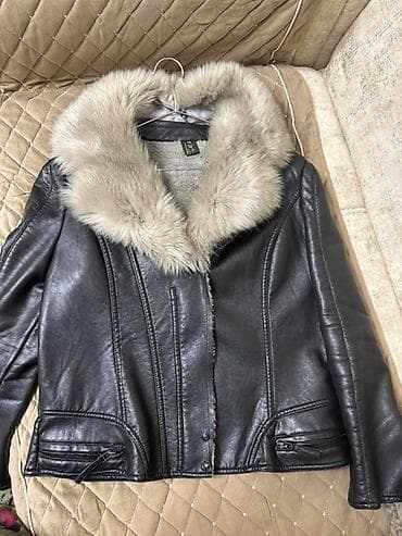 Cinslər: Alinib -290 manat Qadın dəri gödəkçə – qulluq olunmuş qara rəng, iri — 3