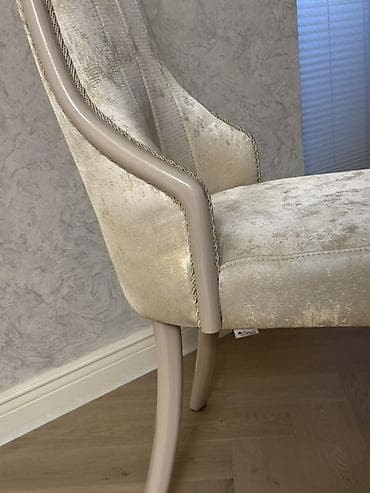 Masalar: Mətbəx üçün, Qatlanmayan, rəng - Bej Stul — 2