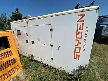 dizel generator: 300Kva generator işlənmiş.Yeniləridə mövcuddur.Çatdırılması — 6