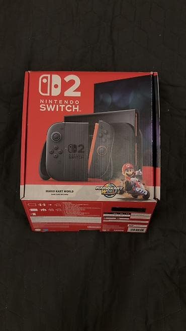 switch 2: Nintendo Switch 2 Dok Stansiyası (Dock station), zavod qutusu və — 1