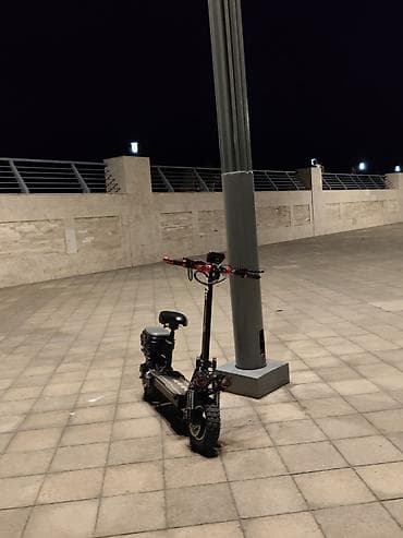 3 tekerli velosiped type 1: Elektrik skuter – off-road təkərlər və oturacaqlı - Güclü — 4