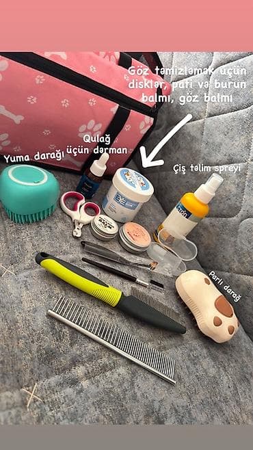 sharm: Ev heyvanları üçün tam aksesuar dəsti - Avtomobil üçün it/piar üçün — 5