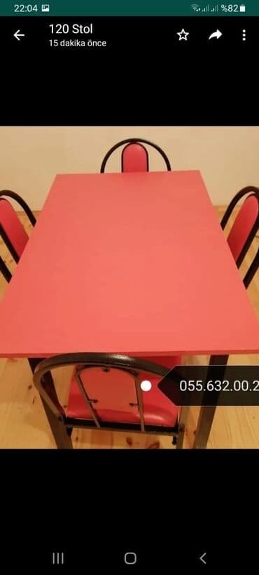 стол и стулья: Stullar, Stollar, Masalar. Stol stul desti, kuxna üçün masa və — 15