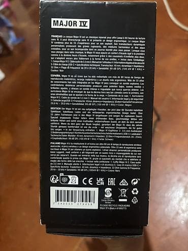 marshall major v: Marshall Major IV Bluetooth qulaqlıq - 80+ saatadək simsiz istifadə — 4