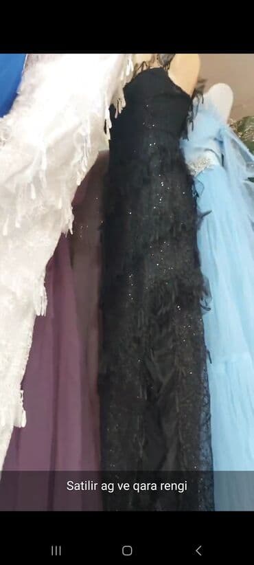 toy ucun tulumlar: Zərif ziyafət/libas - Rənglər: ağ və qara (şəkildə göstərilib “Satılır — 2