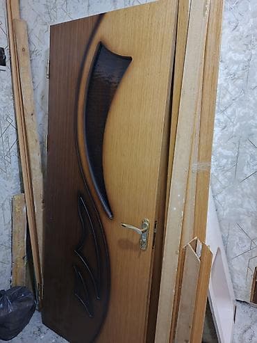 MDF qapı dəsti 1denes70manat3dened - Material: MDF əsaslı, taxta