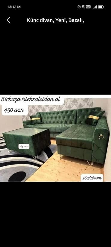 mingəçevir divan: Künc divan, Yeni, Açılan, Bazalı, Parça, Şəhərdaxili pulsuz çatdırılma — 1