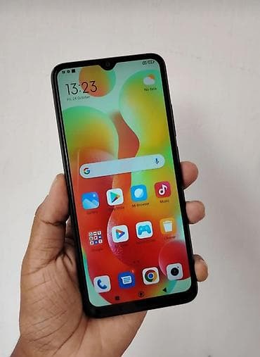 htc desire 4: Redmi 13C, 128 ГБ, цвет - Черный, Отпечаток пальца, Две SIM карты — 1