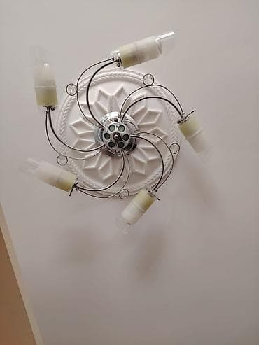 sisme yataq: Çılçıraq, 5 lampa, Metal — 4