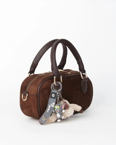 женская косуха из кожзама: Сумка с короткой ручкой, Новый — 1