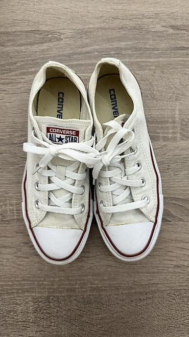 Ölçü: 36.5, rəng - Ağ, İşlənmiş