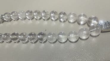 kehraba tesbeh: Büllur durr Nəcəf daşı billur orginal natural təbii təsbeh təsbeh – — 2