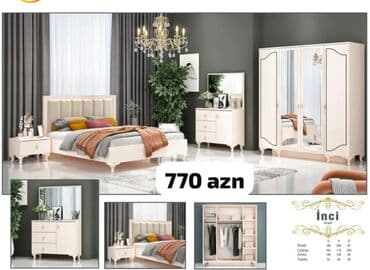 ders masaları: İkinəfərlik çarpayı, Termo, Dolab, 2 tumba, Azərbaycan, Yeni — 2