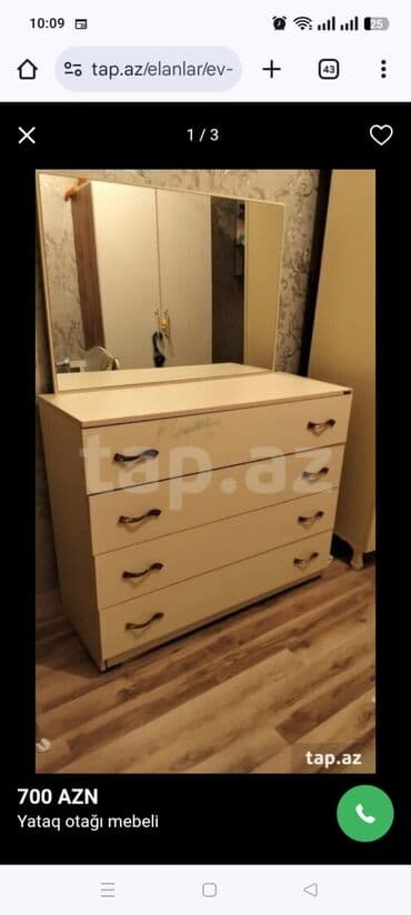 купить двуспальную кровать: Yataq otağı dəstləri — 3