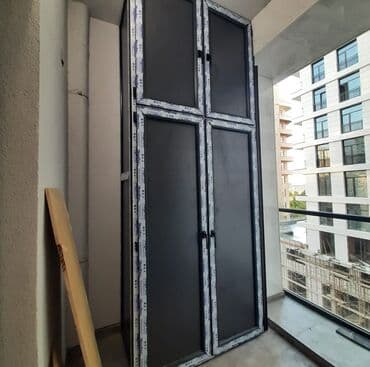 taxta qapi sekilleri: Plastik şkaflar(dolablar) balkonabloka, ev üçün ən yaxşı seçimdir — 3