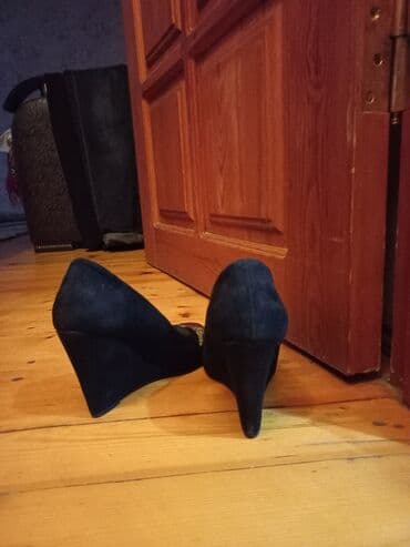 massimo dutti azərbaycan: Tuflilər, Ölçü: 38, rəng - Qara, İşlənmiş — 3