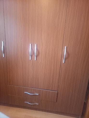 eşya: 4 qapılı, Siyirməli, Qəhvəyi, Digər material, Açılan, Düz dolab — 7