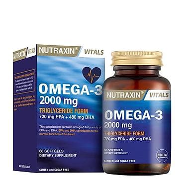 Nutraxin Vitals Omega-3 2000 mg – qida əlavəsi Yeni hologramlı