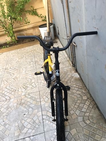 velo home: BMX tipli velosiped - Çərçivə: Qarşısı-qara, arxası-sarı rəngli — 3