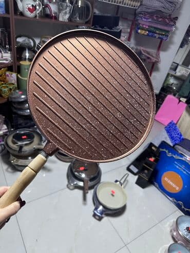 Tava, rəng - Qəhvəyi, Qranit, 32 sm, Türkiyə