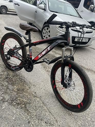 velosiped şəkilləri: VELOSİPED 24- lük SAFT Çox az işlənib, şəkildə necə var elədir. Heç — 1