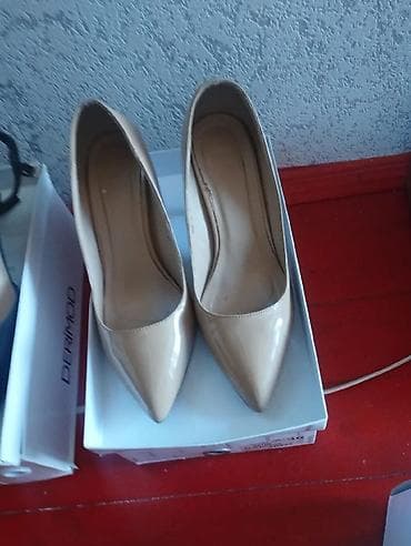 шляпа: Qadın ayaqqabıları – müxtəlif modellər - Yaşıl süet peep-toe — 3