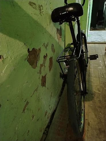 zigzag velosiped: Şəhər tipli klassik velosiped - Rəng: qara - Çərçivə: polad, aşağı — 4