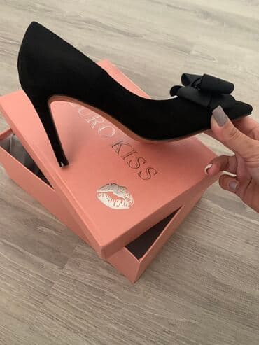 женские толстовки на молниями: Туфли, Размер: 38, цвет - Черный, Новый — 3