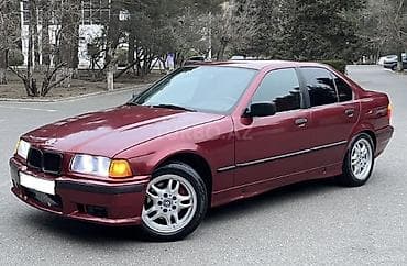 renault megane motor: BMW 3 Seriyası sedan (E36), qırmızı rəngli, M3 xarici paketli. - — 9