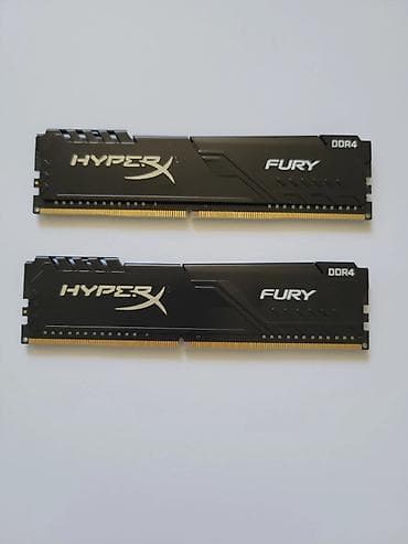 3000: Operativ yaddaş (RAM) HyperX, 16 GB, 3000 Mhz, DDR4, PC üçün, İşlənmiş — 4
